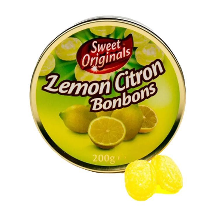 Леденцы Sweet Originals лимон 200 гр., ж/б