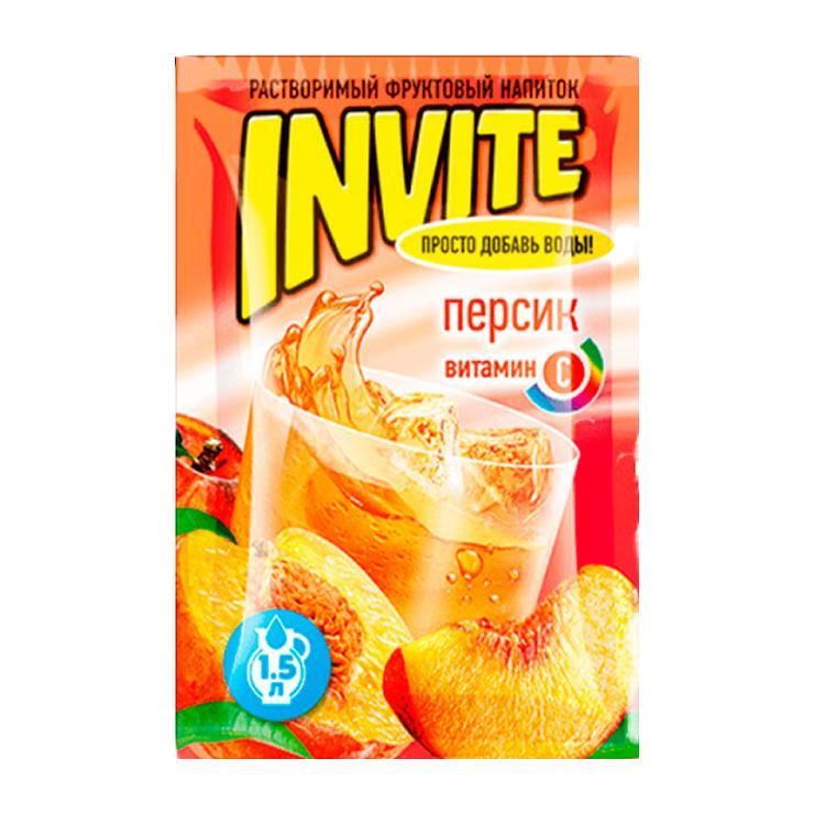 Напиток растворимый Invite персик 9 гр., саше