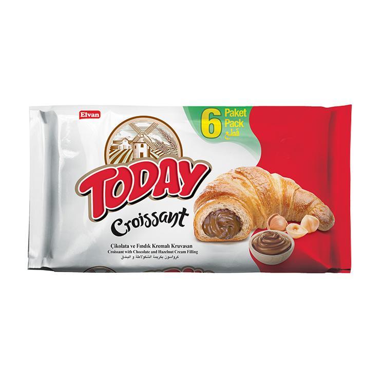 Круассан Today Croissant шоколадный крем мультипак 6х30 гр., флоу-пак