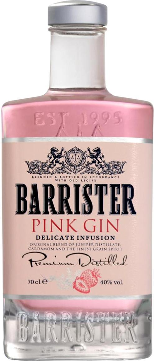 Джин Barrister pink 40% 700 мл., стекло
