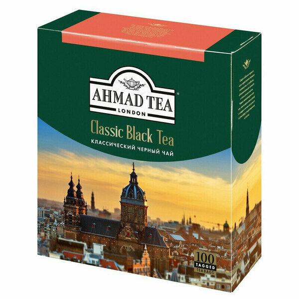 Чай Ahmad London Tea классический черный 100 пак., 180 гр., картон