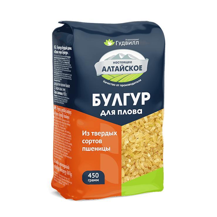 Булгур Гудвил для плова 450 гр., флоу-пак