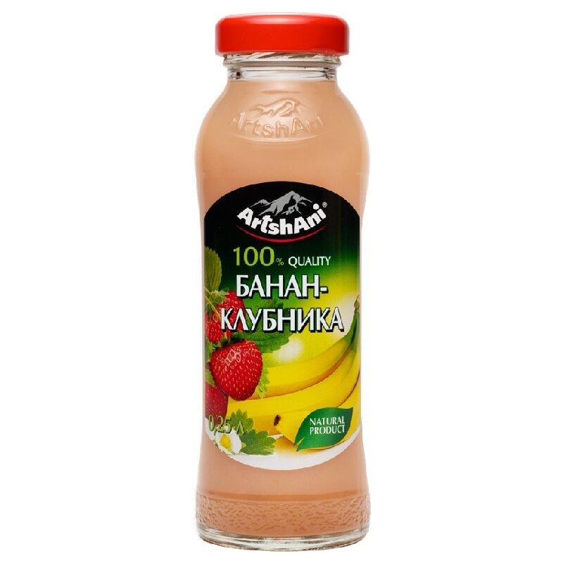 Нектар Artshani банан клубника, 250 мл., стекло