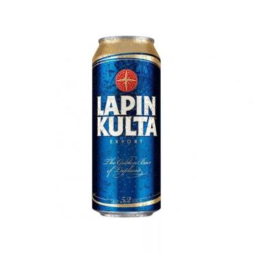 Пиво светлое Lapin Kulta lager 5,2%, 500 мл., ж/б