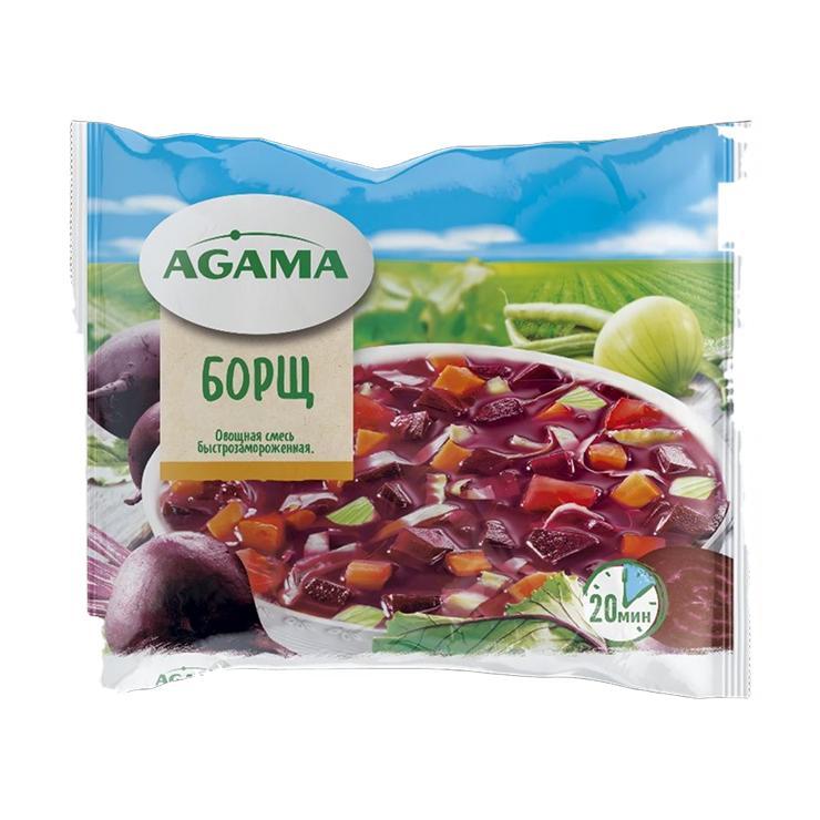 Смесь овощная Agama борщ 400 гр., флоу-пак