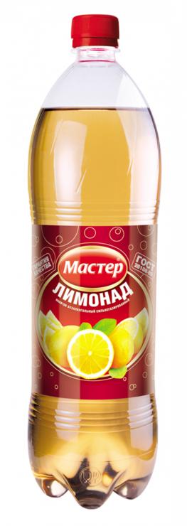 Напиток газированный Мастер Лимонад, 1,5 л., ПЭТ