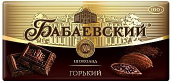 Шоколад Бабаевский горький 90 гр., обертка