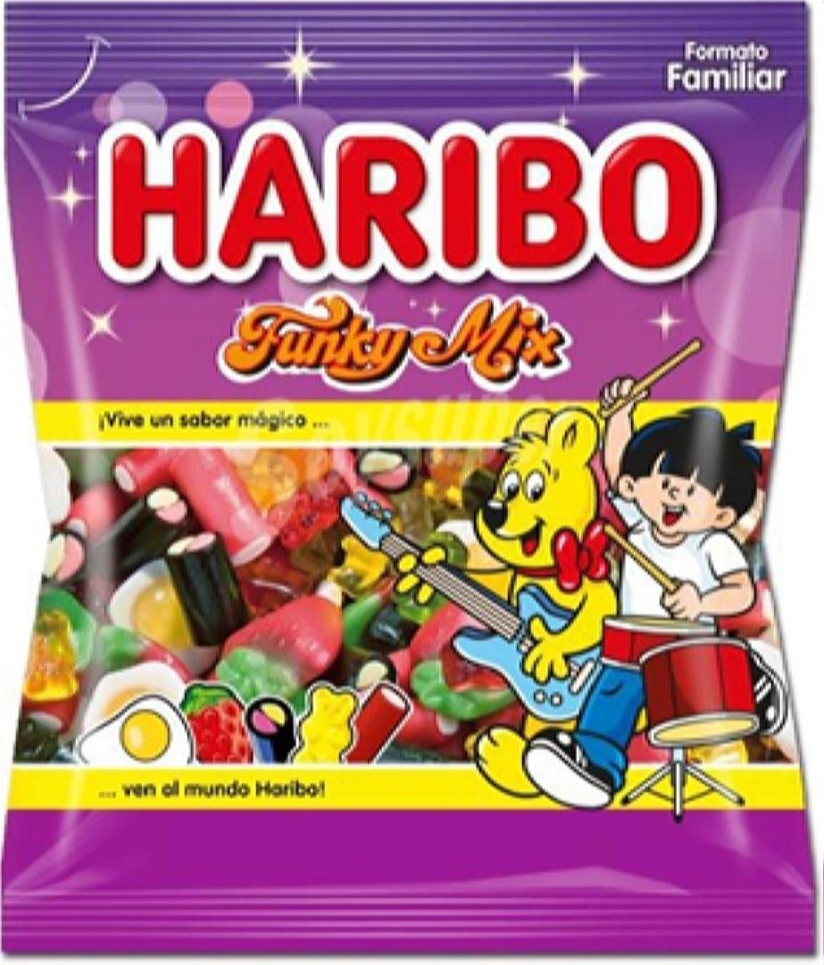Мармелад жевательный Haribo фанки микс 100 гр., флоу-пак