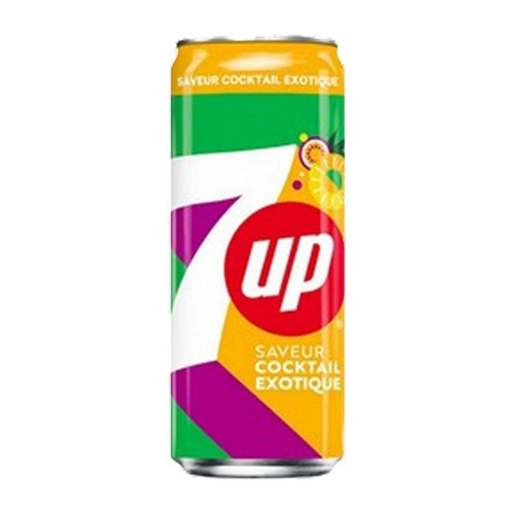 Напиток газированный 7 UP экзотический коктейль 330 мл., ж/б