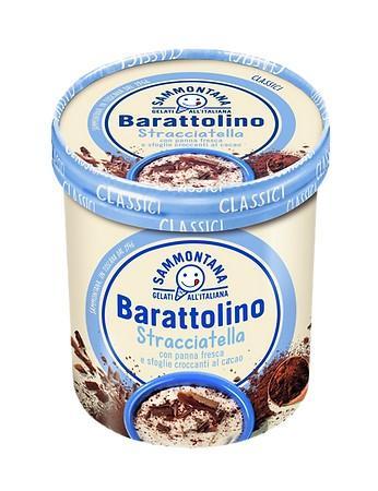 Мороженое  Barattolino Страчателла 500 гр., ведро