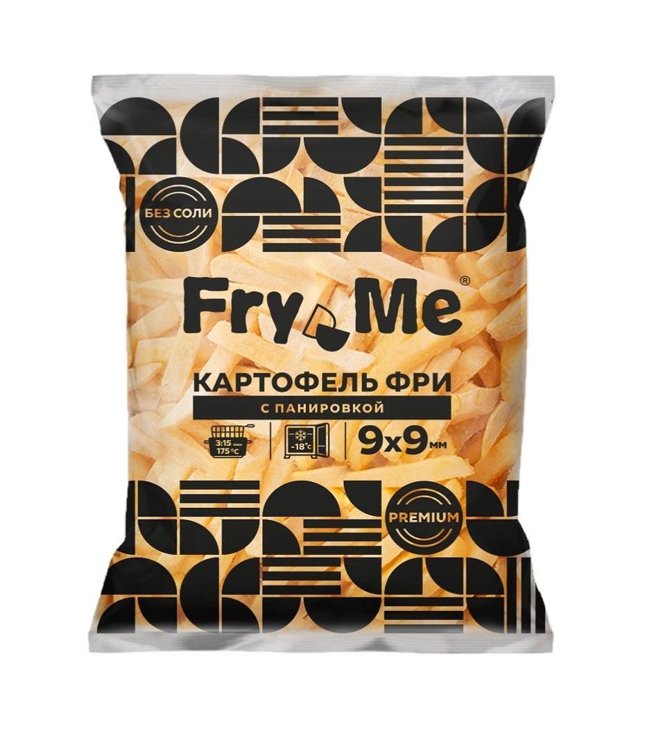 Картофель фри с панировкой Fry Me Premium бывш. Стелс/Stealth 9*9 мм LambWeston, 2.5 кг., флоу-пак