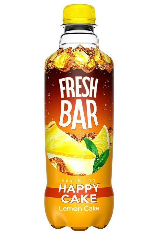 Напиток газированный Fresh Bar happy cake lemon cake 450 мл., ПЭТ