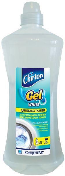 Гель-концентрат для стирки для белых тканей, Chirton Gel White, 1,54 л., пластиковая бутылка