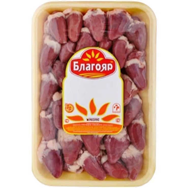 Сердце куриное Благояр замороженное 900 гр., лоток