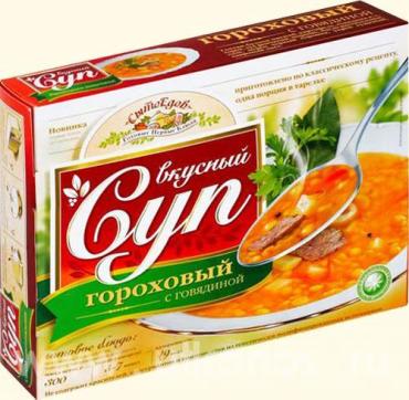 Суп гороховый с говядиной Сытоедов, 250 гр., картонная коробка