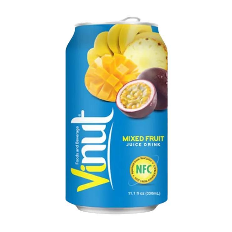 Напиток сокосодержащий Vinut juice drink мультифрукт 330 мл., ж/б