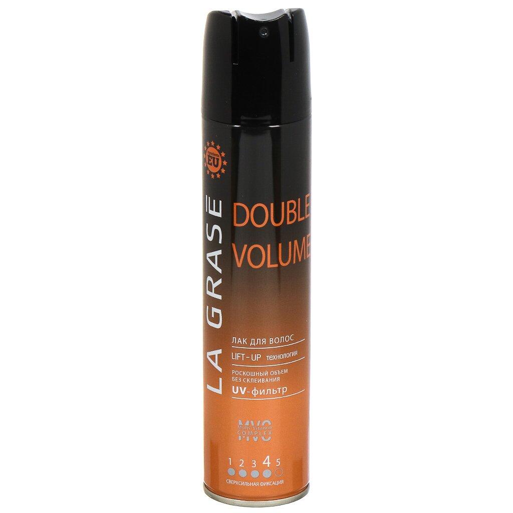 Лак для волос La Grase Double Volume 250 мл., аэрозоль