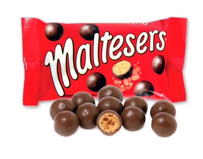 Конфеты Maltesers Шоколадные Шарики 110 гр., флоу-пак