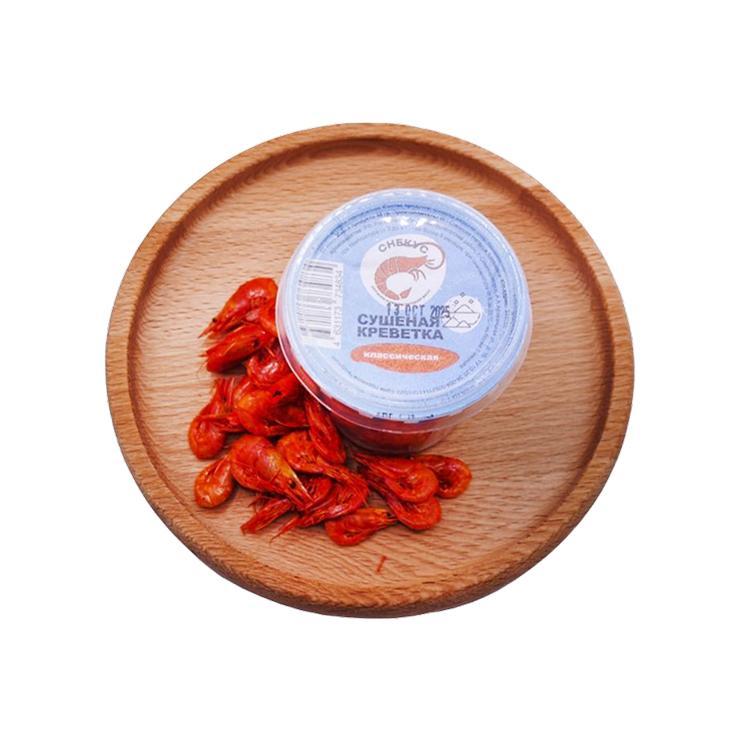 Креветка Азовская с солью сушеная 40 гр., пластиковая упаковка