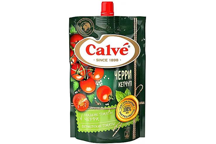 Кетчуп Calve с помидорами черри 350 гр., дой-пак