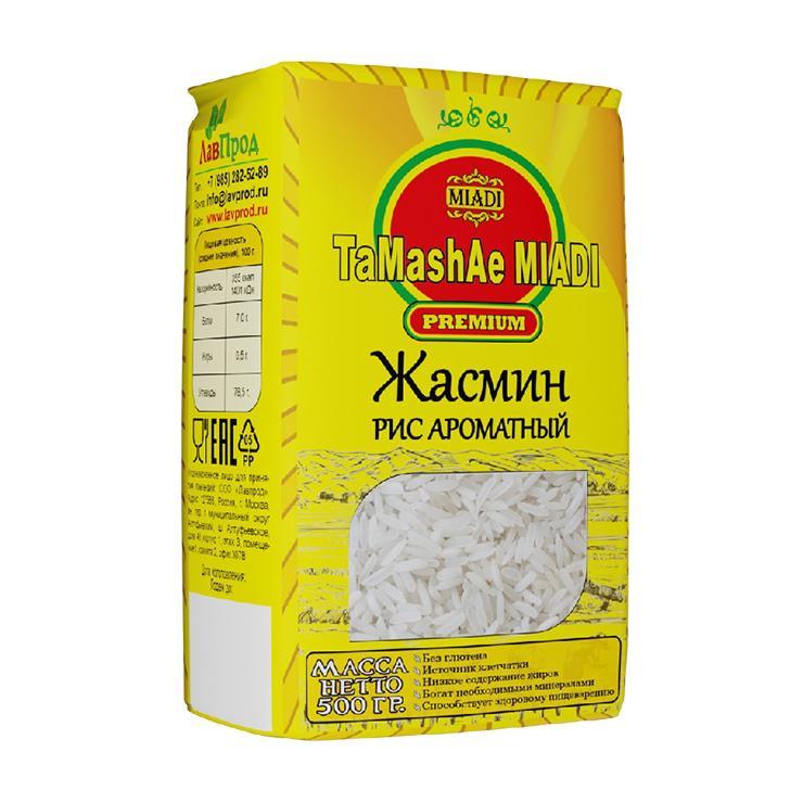 Рис Tamashae Miadi Жасмин 500 гр., флоу-пак