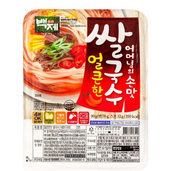 Лапша Baekje SPICY FLAVOUR 90 гр., ПЭТ