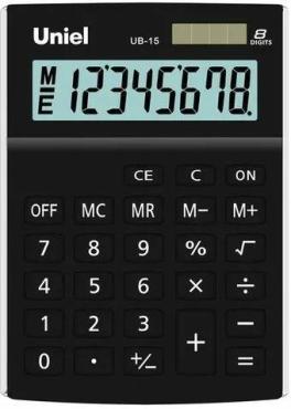 Калькулятор Uniel UB-15K, 2190 гр., картонная коробка