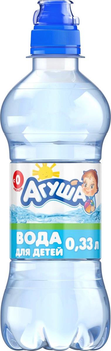 Вода Агуша для детей негазированная с 0 месяцев 330 мл., ПЭТ
