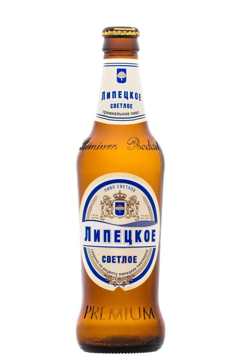 Пиво Липецкпиво Немецкий рецепт светлое 450 мл., стекло