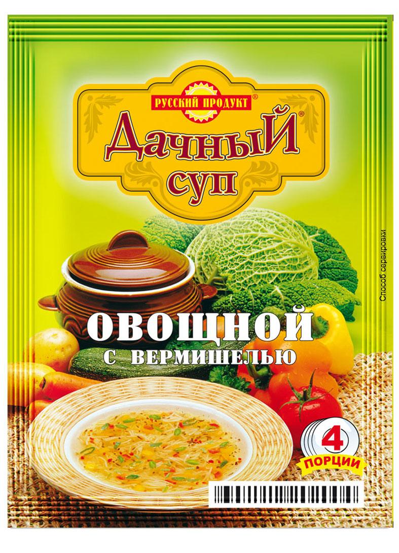 Суп Русский Продукт дачный овощной с вермишелью, 60 гр, сашет