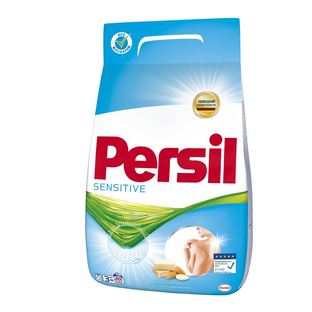 Порошок стиральный Persil Sensitive 3 кг., флоу-пак