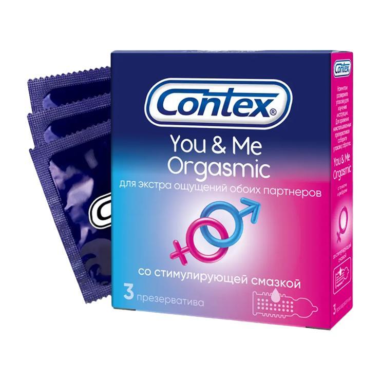 Презервативы Contex You&Me Orgasmic 3 шт. 20 гр., картон