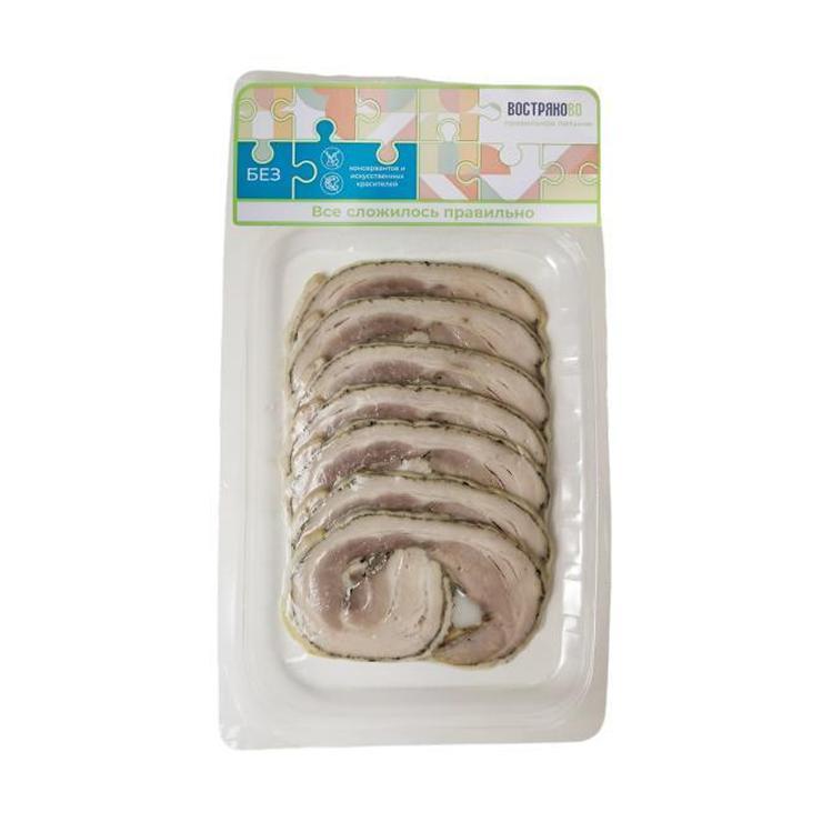 Сало Востряково Правильное питание запеченное с можжевельником нарезка 100 гр., в/у