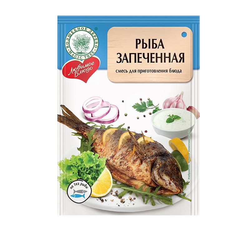 Смесь Волшебное Дерево для приготовления блюда рыба запеченная 35 гр., саше