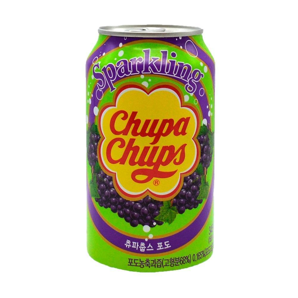 Напиток Chupa Chups газированный виноградный,Chupa Chups, 345 мл., ж/б