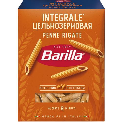 Изделия макаронные Barilla Penne Rigate цельнозерновые 450 гр., картон