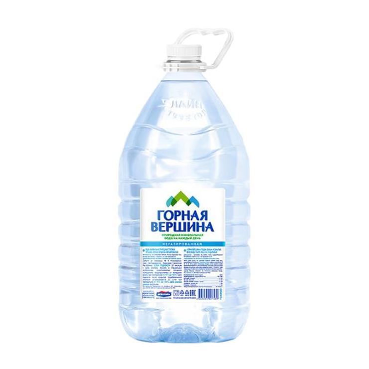 Вода негазированная Горная вершина минеральная природная 5 л., канистра