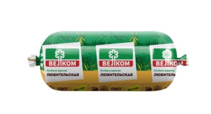 Колбаса Велком Любительская ГОСТ 400 гр., полиамид