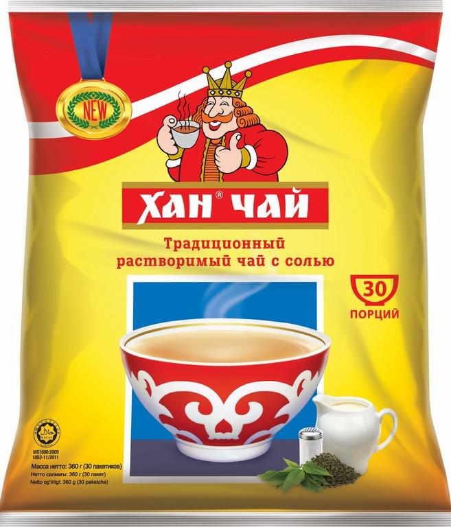 Чай Хан Растворимый с солью 30 пакетов, 360 гр., флоу-пак