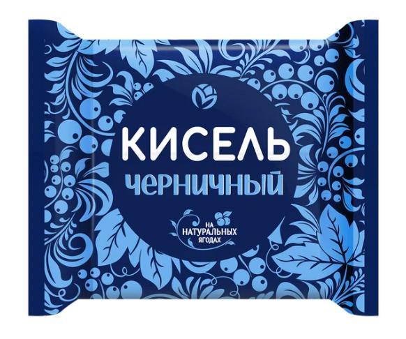 Кисель Русский продукт Черничный брикет 190 гр., флоу-пак