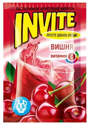 Растворимый напиток Invite Вишня 9 гр., саше