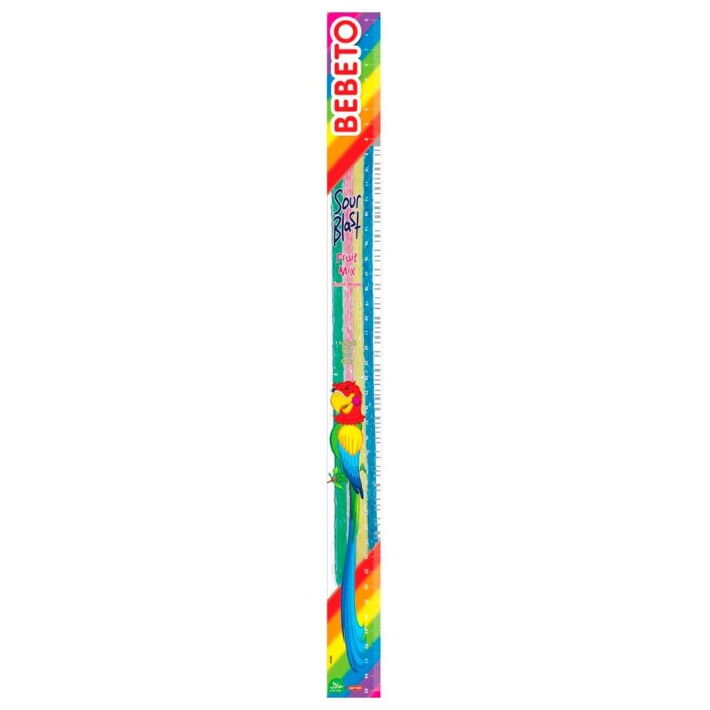 Мармелад Bebeto SOUR BLAST полоски 15 гр., флоу-пак