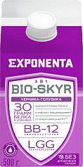 Напиток Exponenta Bio-Skyr кисломолочный Черника-голубика 0%, 500 мл., тетра-пак
