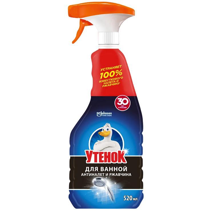 Чистящее средство для ванной Утенок антиналет и ржавчина 520 мл., ПЭТ
