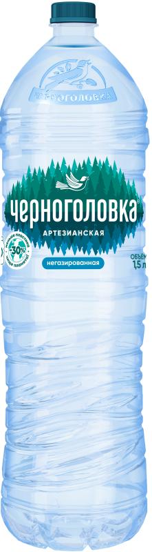 Вода Черноголовка минеральная природная питьевая негазированная 1.5 л., ПЭТ