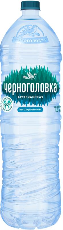 Вода негазированная Черноголовка минеральная природная питьевая 1.5 л., ПЭТ