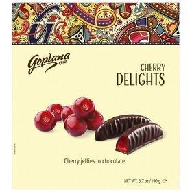 Мармелад в шоколаде Goplana Вишня Веселые фрукты, 100 гр., картонная коробка