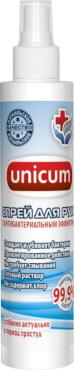 Спрей для рук с антибактериальным эффектом, Unicum, 200 мл., флакон