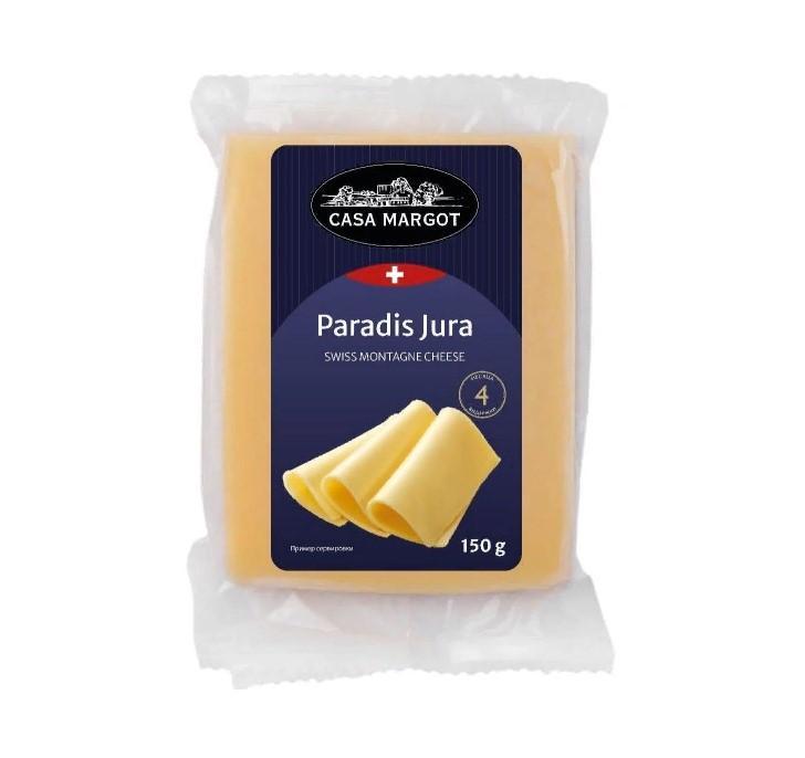 Сыр Margot Fromages Paradis Jura твёрдый 45% 150 гр., вакуум