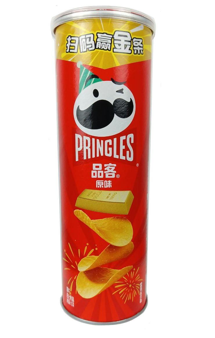 Чипсы Pringles оригинальный вкус 110 гр., туба